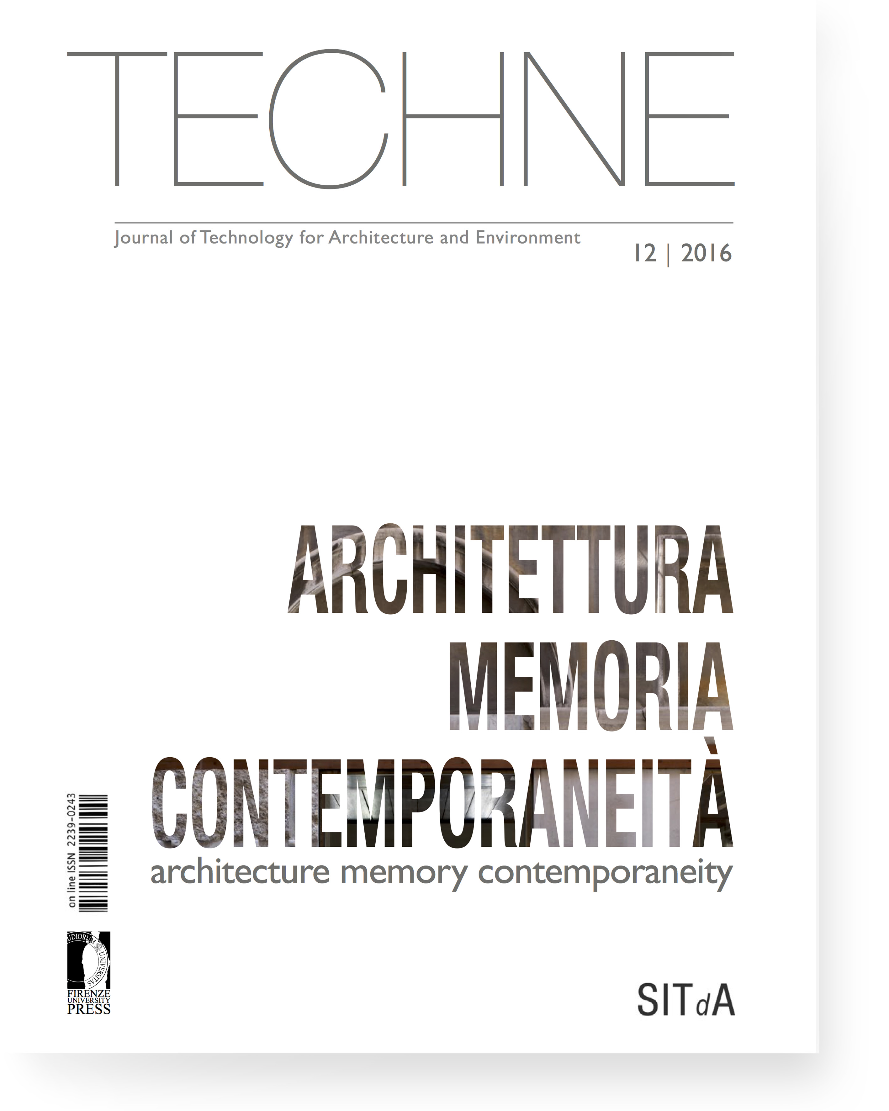 TECHNE 12 (2016): Architecture Memory Contemporaneity